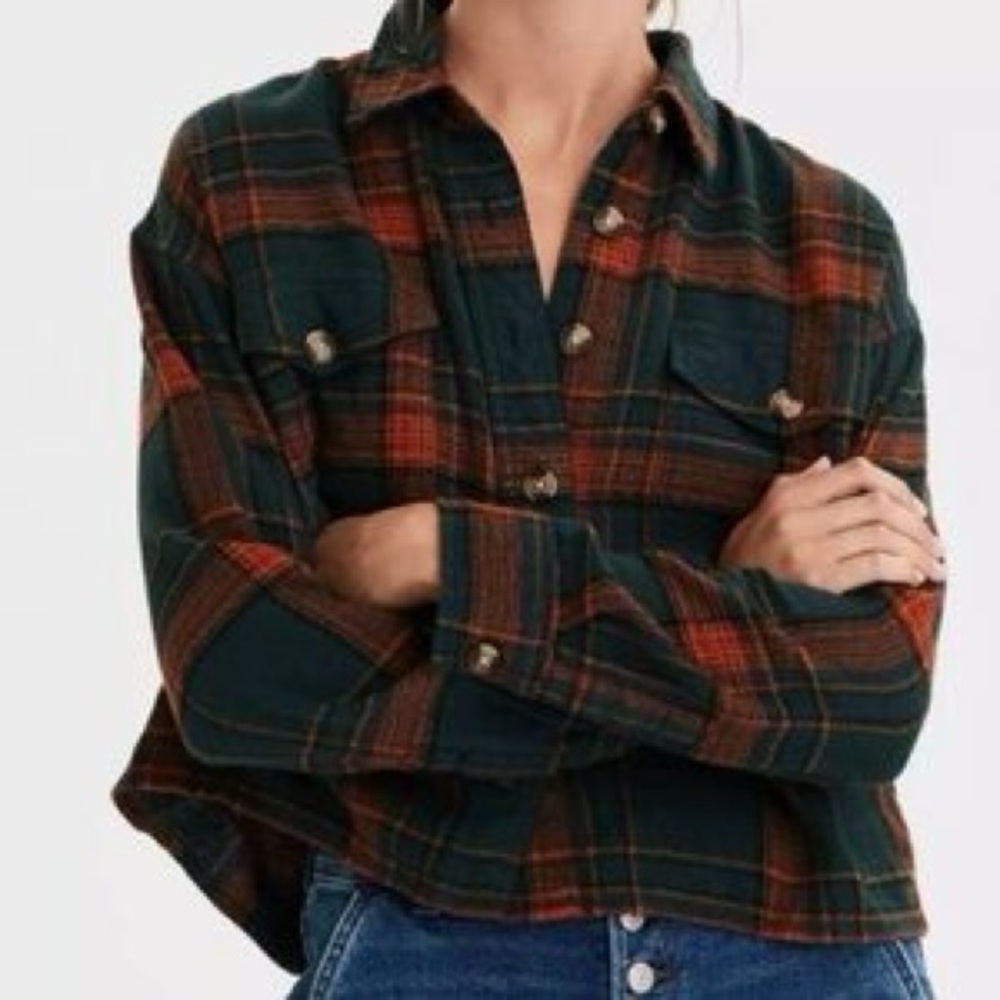 American Eagle Outfitters Plaid button down - Picture 7 of 7